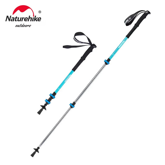 Sunny Snow Base Walking Sticks Outdoor Children'S Hiking Poles Men Women Camping Cane Ultralight Aluminum Alloy Trek